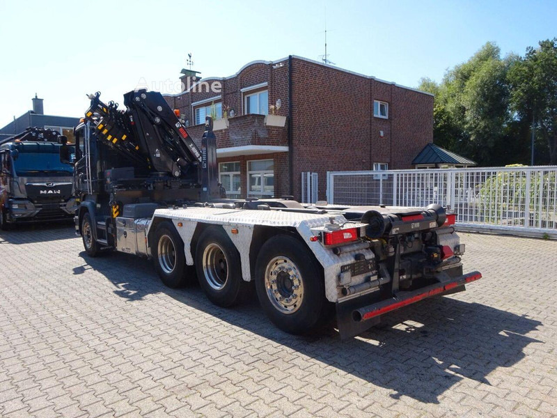 Scania R490 - Hook lift truck + crane 8x4 - Camion ampliroll, Camion grue: photos 4 Scania R490 - Hook lift truck + crane 8x4 - Camion ampliroll, Camion grue: photos 4