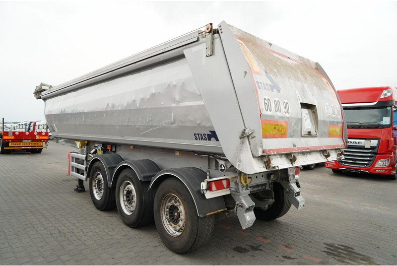 Stas WYWROTKA / 26m3 / ALUMINIOWA / OŚ PONOSZONA / SKRĘTNA / OSIE SA - Semi-remorque benne: photos 5 Stas WYWROTKA / 26m3 / ALUMINIOWA / OŚ PONOSZONA / SKRĘTNA / OSIE SA - Semi-remorque benne: photos 5