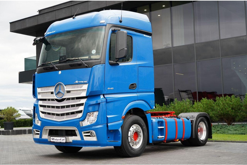 Mercedes-Benz ACTROS 1848 / STREAM SPACE / 2019 / ALUFELGI / PO KONTRAKCIE SER - Tracteur routier: photos 1 Mercedes-Benz ACTROS 1848 / STREAM SPACE / 2019 / ALUFELGI / PO KONTRAKCIE SER - Tracteur routier: photos 1
