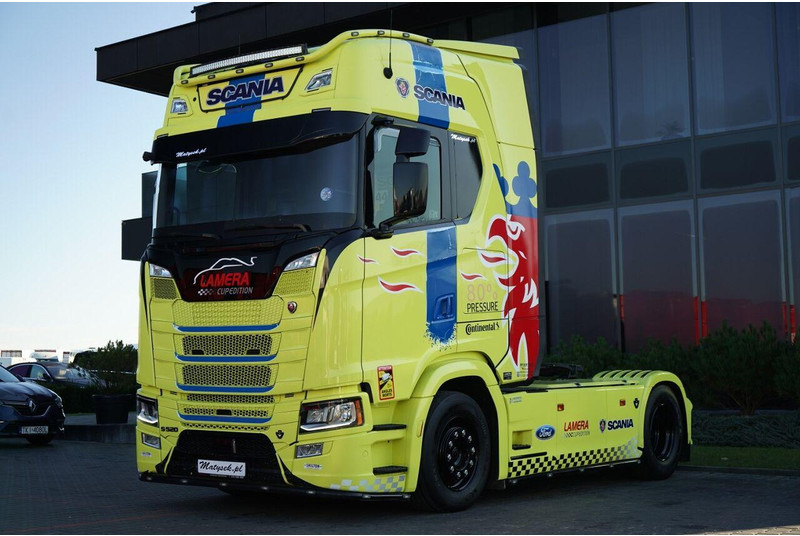 Scania S 520 / V8 / RETARDER / I-PARK COOL / FULL AIRMATIC / SKÓRY / - Tracteur routier: photos 1 Scania S 520 / V8 / RETARDER / I-PARK COOL / FULL AIRMATIC / SKÓRY / - Tracteur routier: photos 1