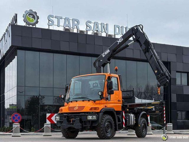 Unimog Mercedes-Benz UNIMOG U300 4x4 HIAB 122 D-3 CRANE - Motoculteur: photos 1 Unimog Mercedes-Benz UNIMOG U300 4x4 HIAB 122 D-3 CRANE - Motoculteur: photos 1