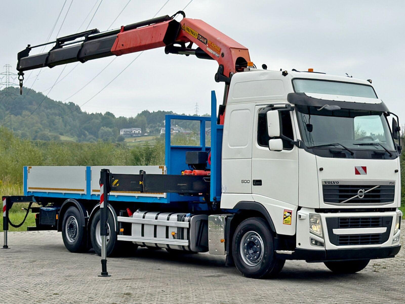 Volvo FH 500 - Camion plateau, Camion grue: photos 2 Volvo FH 500 - Camion plateau, Camion grue: photos 2