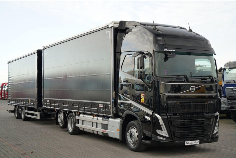 Volvo FH 500 / I-SAVE / XL / ZESTAW TANDEM PRZEJAZDOWY 120 M3 / 2023 - Camion à rideaux coulissants: photos 2 Volvo FH 500 / I-SAVE / XL / ZESTAW TANDEM PRZEJAZDOWY 120 M3 / 2023 - Camion à rideaux coulissants: photos 2