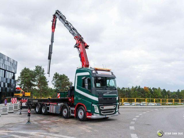 Camion plateau, Camion grue Volvo FH 510 8x4 FASSI F820 RA2.26 Fly Jib Crane Kran: photos 6 Camion plateau, Camion grue Volvo FH 510 8x4 FASSI F820 RA2.26 Fly Jib Crane Kran: photos 6