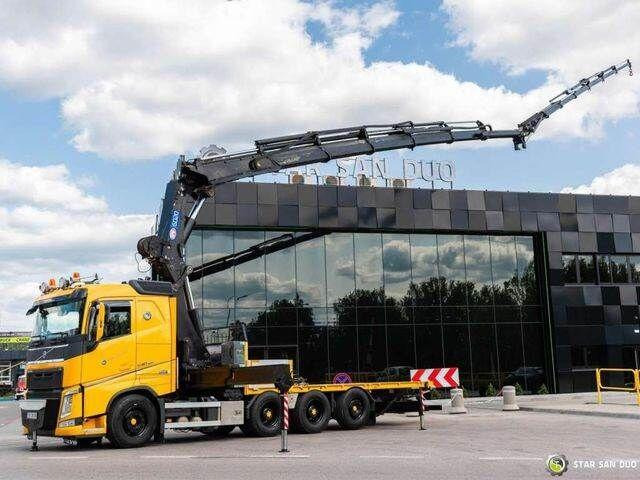 Volvo FH 540 8x4 HMF 6020 Fly Jib Winch - Camion plateau, Camion grue: photos 4 Volvo FH 540 8x4 HMF 6020 Fly Jib Winch - Camion plateau, Camion grue: photos 4