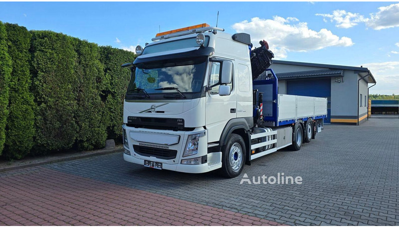 Volvo FM 500 - Flatbed+crane 6x2 - Camion plateau, Camion grue: photos 1 Volvo FM 500 - Flatbed+crane 6x2 - Camion plateau, Camion grue: photos 1