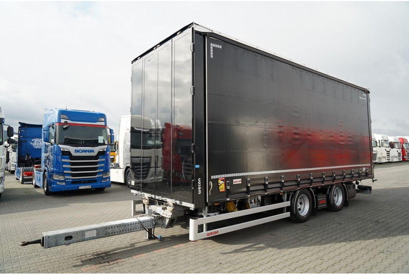Wecon PRZYCZEPA - 7,7 M / TANDEM / PRZEJAZDOWA  / OŚ PODNOSZONA / SAF - Remorque rideaux coulissants: photos 1 Wecon PRZYCZEPA - 7,7 M / TANDEM / PRZEJAZDOWA  / OŚ PODNOSZONA / SAF - Remorque rideaux coulissants: photos 1