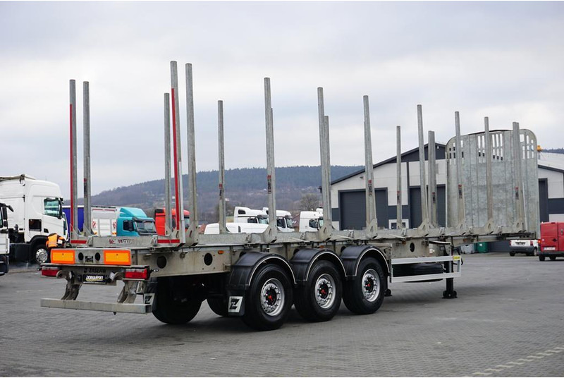 Zaslaw KŁONICOWA / DO DREWNA / WAGA 6 400 KG / OŚ PODNOSZONA - Remorque grumier: photos 5 Zaslaw KŁONICOWA / DO DREWNA / WAGA 6 400 KG / OŚ PODNOSZONA - Remorque grumier: photos 5