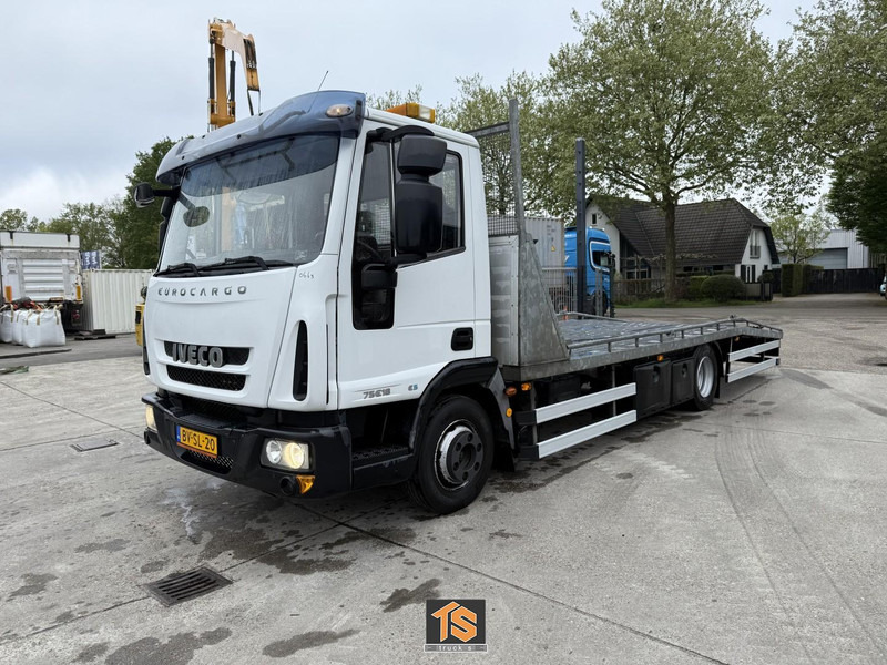 Iveco ML75E18/P AUTOTRANSPORT - AUTOMATIC - 7.5TON - LOADING 2830KG - NL TRUCK - Camion porte-voitures: photos 1 Iveco ML75E18/P AUTOTRANSPORT - AUTOMATIC - 7.5TON - LOADING 2830KG - NL TRUCK - Camion porte-voitures: photos 1