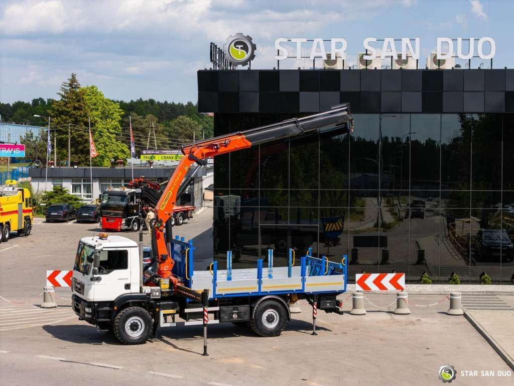 MAN TGM 18 250 4x4 PALFINGER PK 27001 HDS Crane Kra - Camion benne: photos 1 MAN TGM 18 250 4x4 PALFINGER PK 27001 HDS Crane Kra - Camion benne: photos 1