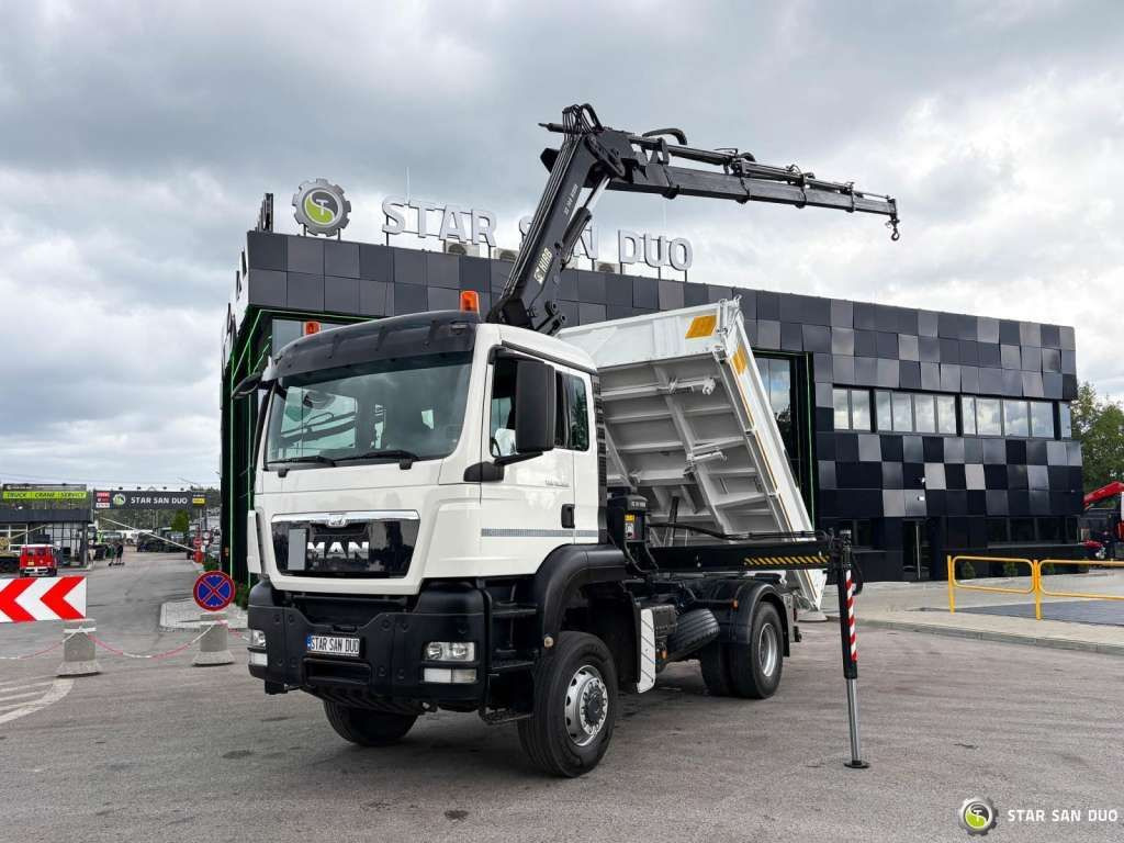 MAN TGS 18.360 4x4 HIAB 144 E-4 Crane Kipper MAN TGS 18.360 4x4 HIAB 144 E-4 Crane Kipper - Camion grue, Camion benne: photos 1 MAN TGS 18.360 4x4 HIAB 144 E-4 Crane Kipper MAN TGS 18.360 4x4 HIAB 144 E-4 Crane Kipper - Camion grue, Camion benne: photos 1