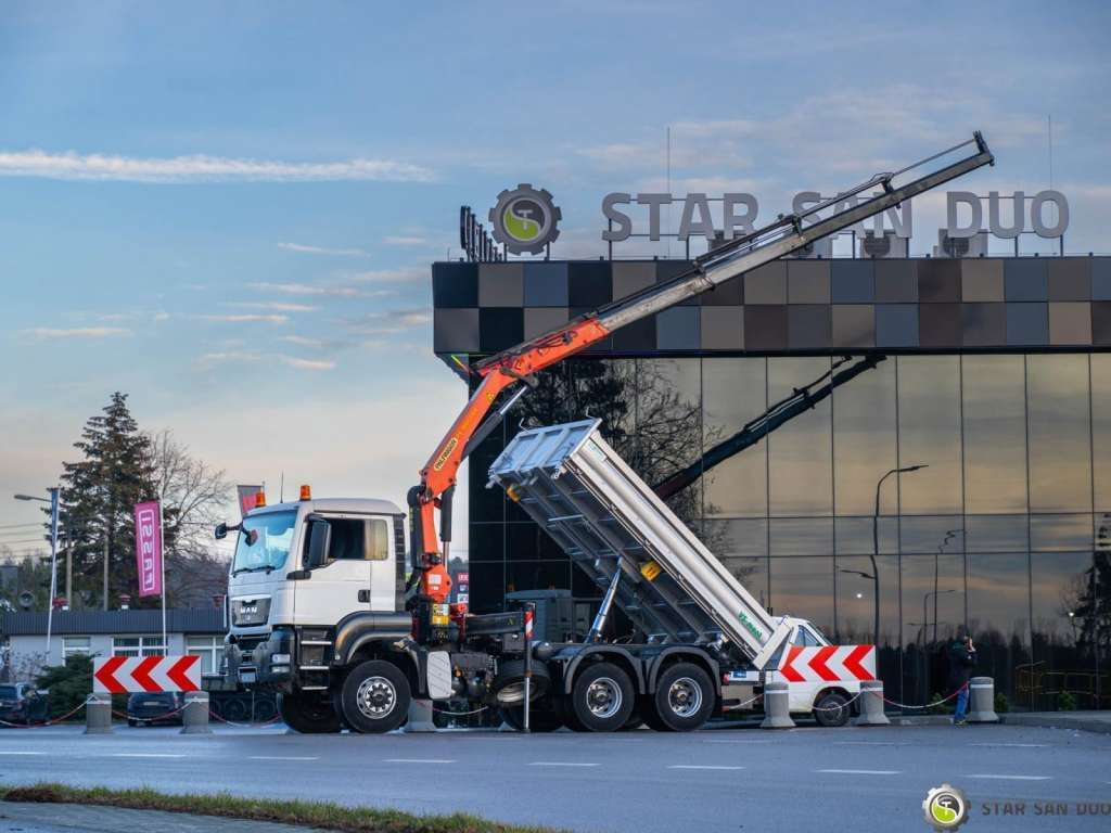 MAN  TGS 26.360 6x6 PALFINGER PK 18001 EH Crane Kipe en crédit-bail MAN  TGS 26.360 6x6 PALFINGER PK 18001 EH Crane Kipe: photos 8