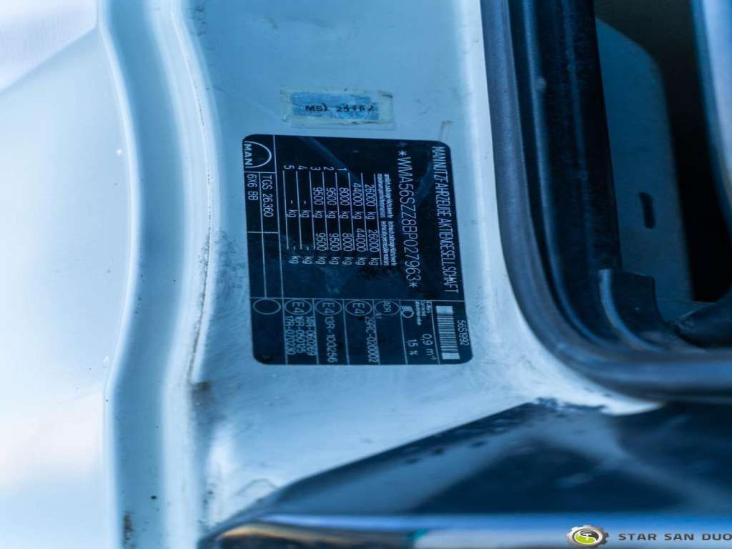 MAN  TGS 26.360 6x6 PALFINGER PK 18001 EH Crane Kipe en crédit-bail MAN  TGS 26.360 6x6 PALFINGER PK 18001 EH Crane Kipe: photos 21