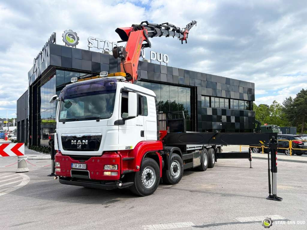MAN TGS 35.480 8x4 PALFINGER PK 60002 Fly Jib Winch - Camion grue: photos 3 MAN TGS 35.480 8x4 PALFINGER PK 60002 Fly Jib Winch - Camion grue: photos 3