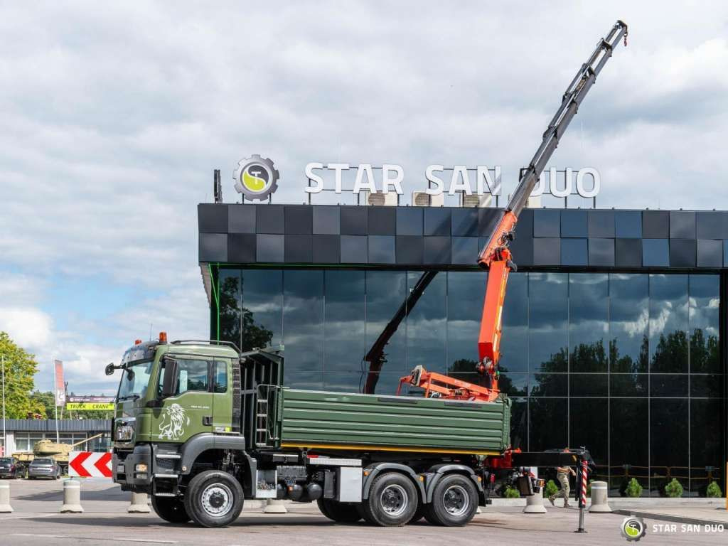 MAN TGS 35.480 PALFINGER PK 20002 HDS Grapple Tippe - Camion grue: photos 3 MAN TGS 35.480 PALFINGER PK 20002 HDS Grapple Tippe - Camion grue: photos 3