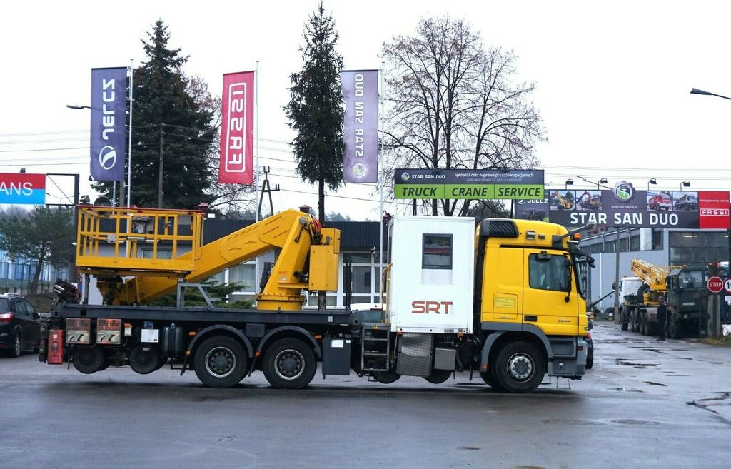 Camion avec nacelle Mercedes-Benz 3344 SRT SCHÖRLING Road Rail Railway Zweiweg .: photos 7