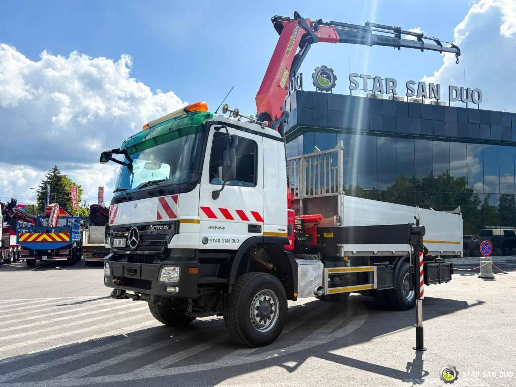 Mercedes-Benz ACTROS 2044A 4x4 Palfinger PK 20002 hds Crane - Camion grue: photos 1 Mercedes-Benz ACTROS 2044A 4x4 Palfinger PK 20002 hds Crane - Camion grue: photos 1