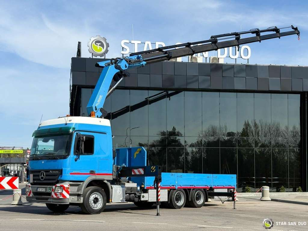 Mercedes-Benz ACTROS 2646L 6x4 PALFINGER 36002 Crane Winch - Camion grue: photos 1 Mercedes-Benz ACTROS 2646L 6x4 PALFINGER 36002 Crane Winch - Camion grue: photos 1