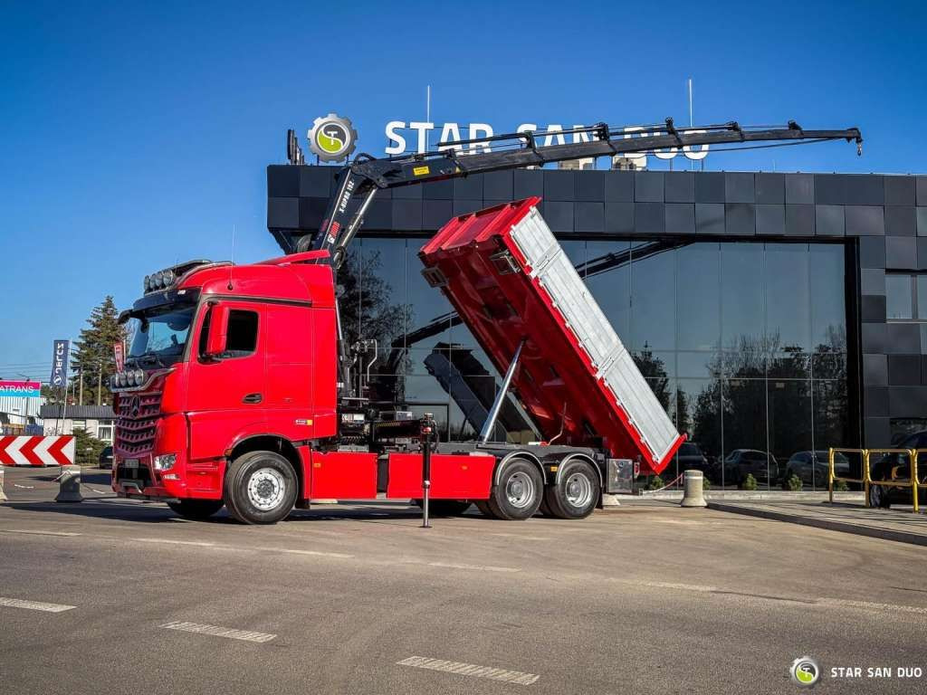 Mercedes-Benz AROCS 3358L 6x4 HIAB 192X-HIPRO E-6 Crane Kippe - Camion grue: photos 2 Mercedes-Benz AROCS 3358L 6x4 HIAB 192X-HIPRO E-6 Crane Kippe - Camion grue: photos 2
