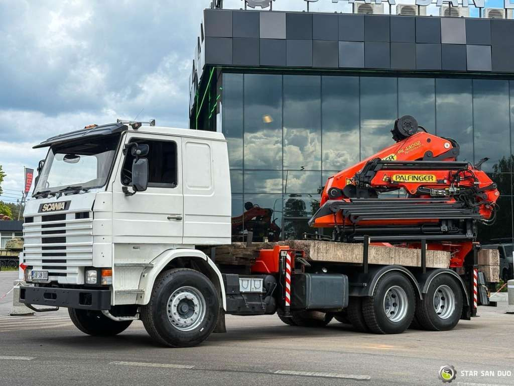 Camion grue Scania  R143 HL 6x2 PALFINGER PK44002 Crane Kran: photos 16