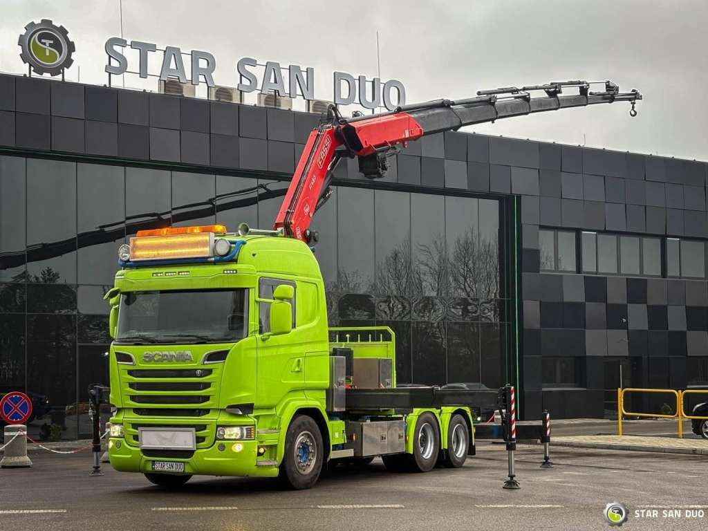 Scania R520 6x2 Fassi F485 Crane Kran Winch Euro 6 Scania R520 6x2 Fassi F485 Crane Kran Winch Euro 6 - Camion grue, Tracteur routier: photos 1 Scania R520 6x2 Fassi F485 Crane Kran Winch Euro 6 Scania R520 6x2 Fassi F485 Crane Kran Winch Euro 6 - Camion grue, Tracteur routier: photos 1