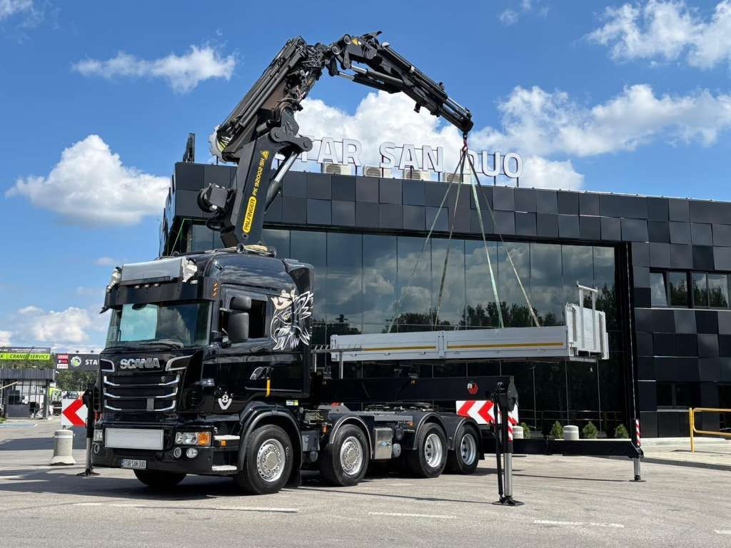 Scania R560 8x2 PALFINGER PK 92002 SH Fly Jib Winch 5t - Camion grue: photos 2 Scania R560 8x2 PALFINGER PK 92002 SH Fly Jib Winch 5t - Camion grue: photos 2