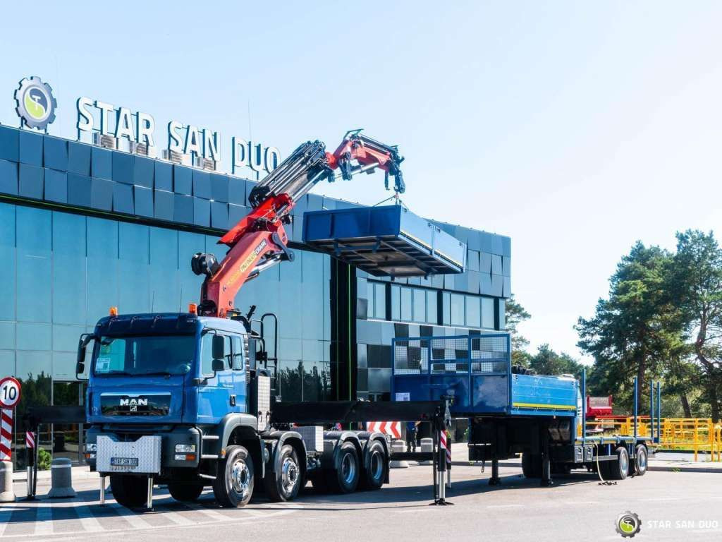 MAN TGA 35.440 8X6H PALFINGER 60002 Semi-trailer - Tracteur routier: photos 1 MAN TGA 35.440 8X6H PALFINGER 60002 Semi-trailer - Tracteur routier: photos 1