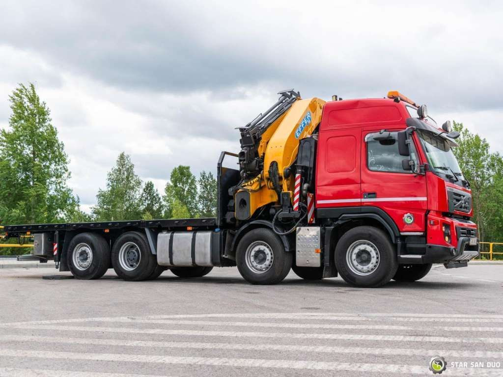 Camion grue Volvo FMX 500 8x2 Effer 585 Fly Jib Winch Crane Kran: photos 16 Camion grue Volvo FMX 500 8x2 Effer 585 Fly Jib Winch Crane Kran: photos 16