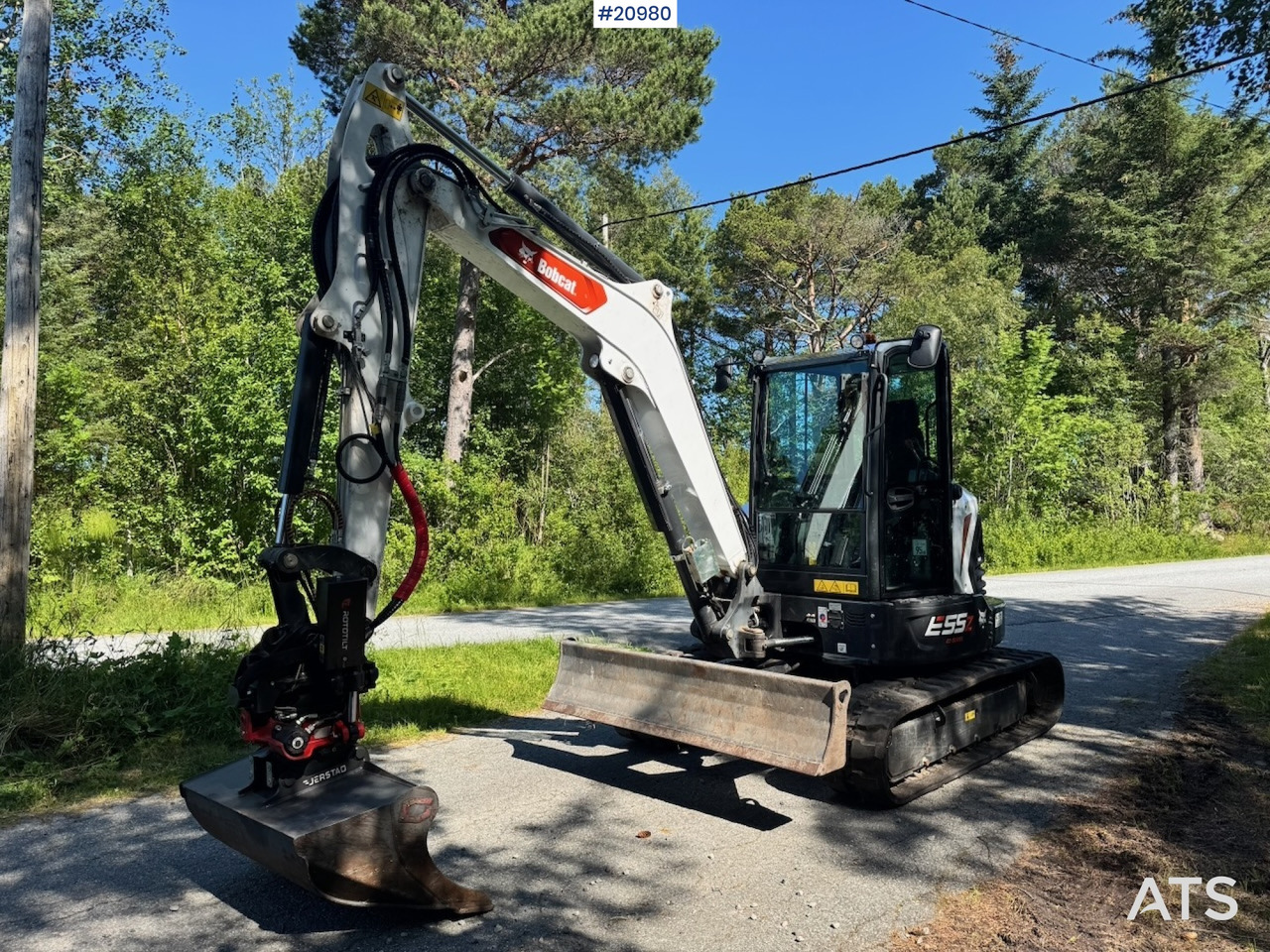 Mini pelle Bobcat E55Z: photos 7