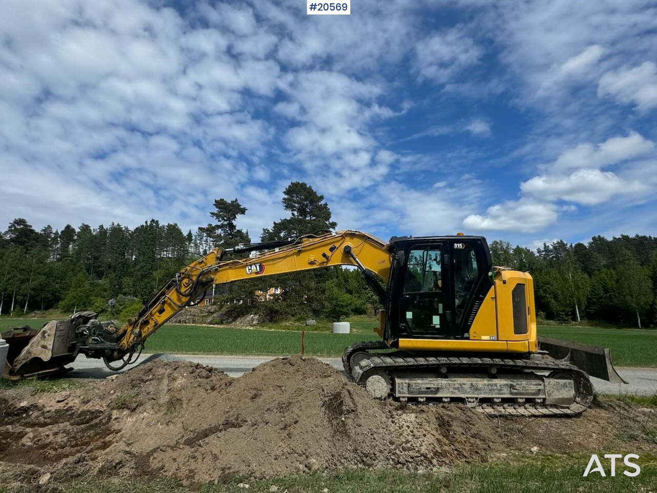 Caterpillar 315 Beltegraver m/ tilt og 2 skuffer - Pelle: photos 1 Caterpillar 315 Beltegraver m/ tilt og 2 skuffer - Pelle: photos 1