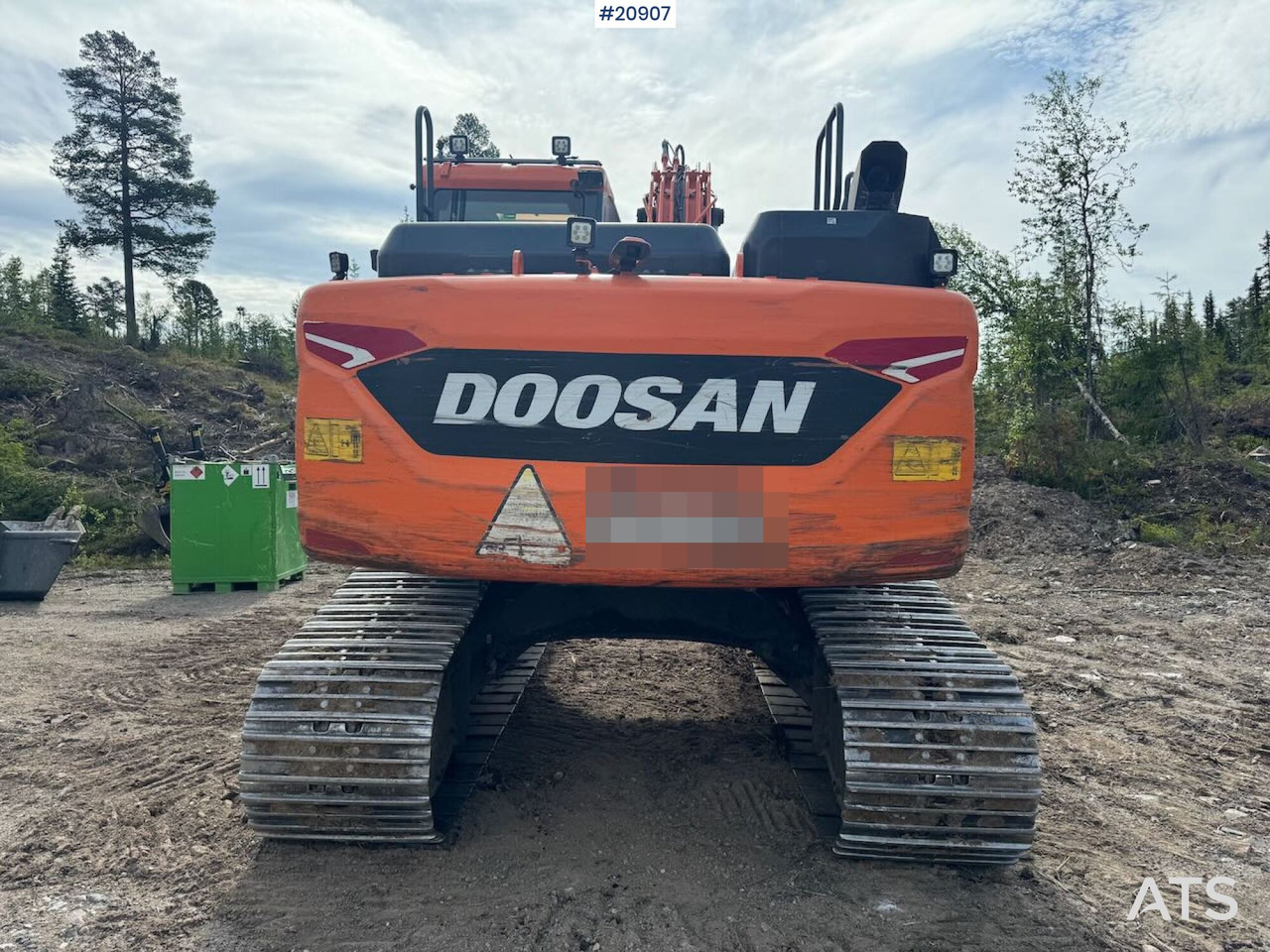 Pelle sur chenille Doosan DX160LC: photos 7