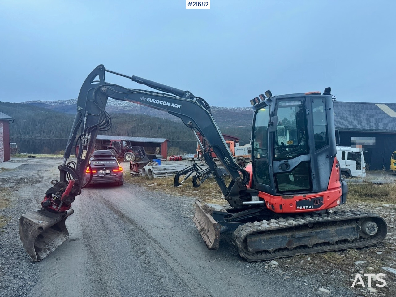 Euromach Eurocomach ES57 Beltegraver m/ Rototilt og 2 skuffer. 1920 timer. - Pelle sur chenille: photos 2 Euromach Eurocomach ES57 Beltegraver m/ Rototilt og 2 skuffer. 1920 timer. - Pelle sur chenille: photos 2