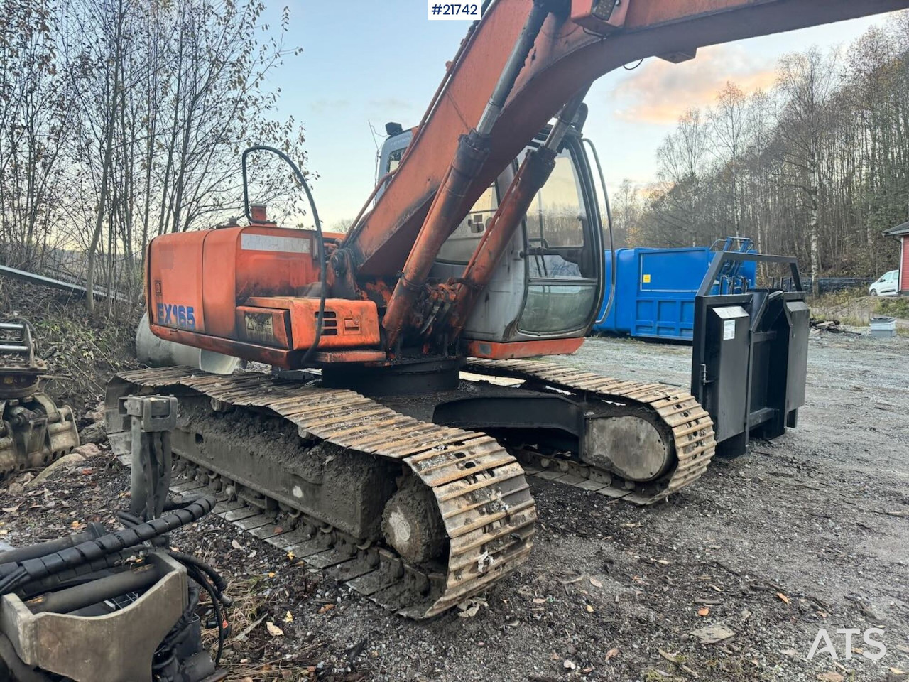 Hitachi EX165 beltegraver m/ 2 skuffer - Pelle sur chenille: photos 3 Hitachi EX165 beltegraver m/ 2 skuffer - Pelle sur chenille: photos 3