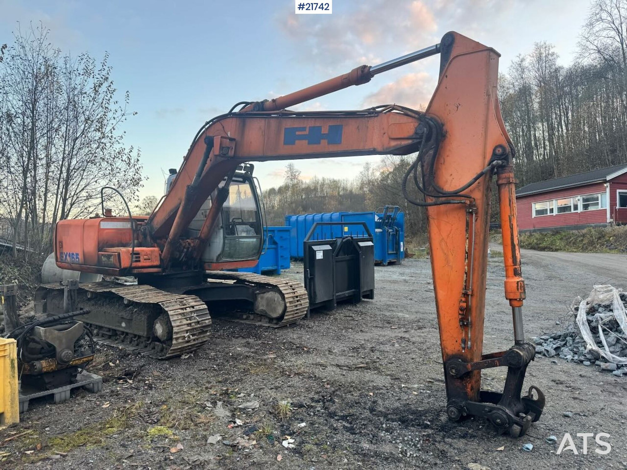 Hitachi EX165 beltegraver m/ 2 skuffer - Pelle sur chenille: photos 1 Hitachi EX165 beltegraver m/ 2 skuffer - Pelle sur chenille: photos 1