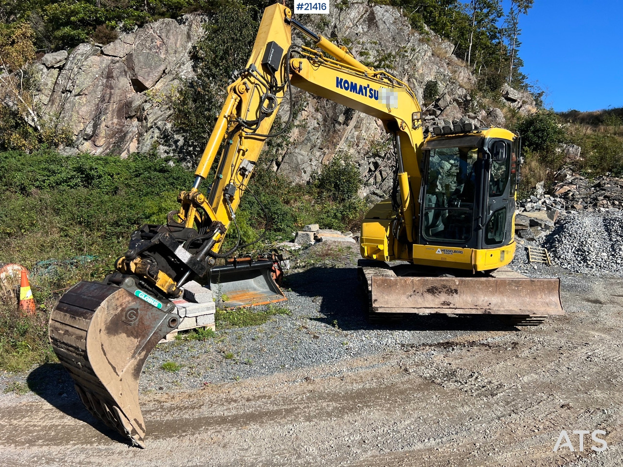 Komatsu PC78us Gravemaskin m/ Rototilt, pusseskuffe, smalskuffe og graveskuffe - Pelle sur chenille: photos 3 Komatsu PC78us Gravemaskin m/ Rototilt, pusseskuffe, smalskuffe og graveskuffe - Pelle sur chenille: photos 3