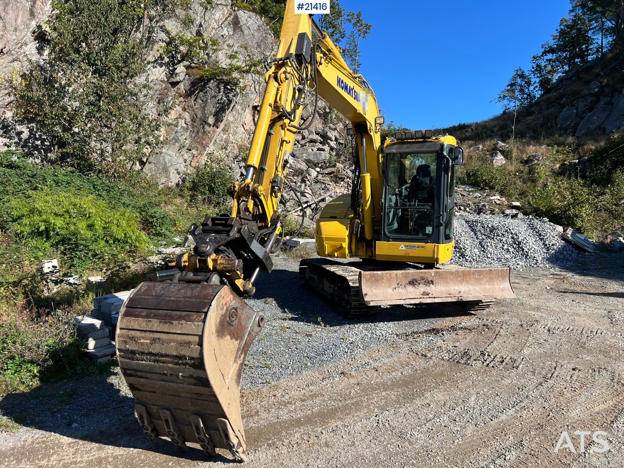 Komatsu PC78us Gravemaskin m/ Rototilt, pusseskuffe, smalskuffe og graveskuffe - Pelle sur chenille: photos 4 Komatsu PC78us Gravemaskin m/ Rototilt, pusseskuffe, smalskuffe og graveskuffe - Pelle sur chenille: photos 4