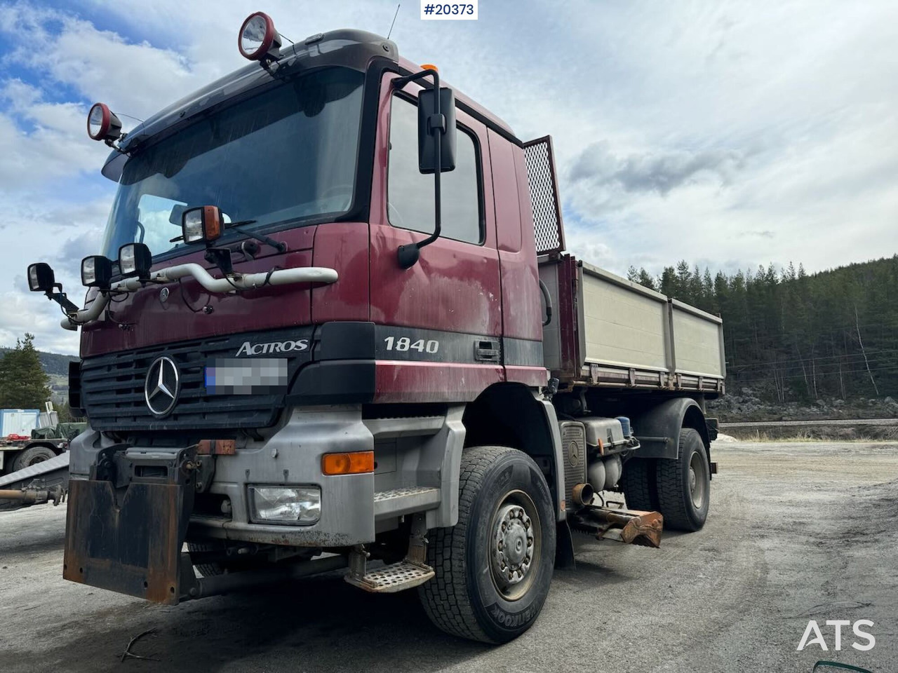 Mercedes Actros 1840 - Camion benne: photos 4 Mercedes Actros 1840 - Camion benne: photos 4