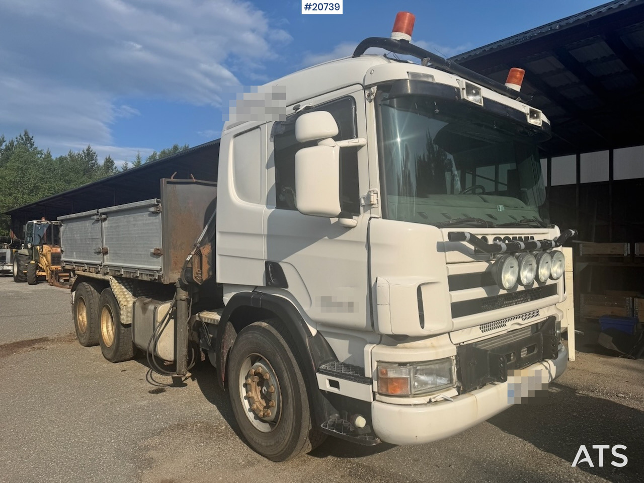 Scania P124 - Camion plateau, Camion grue: photos 1 Scania P124 - Camion plateau, Camion grue: photos 1