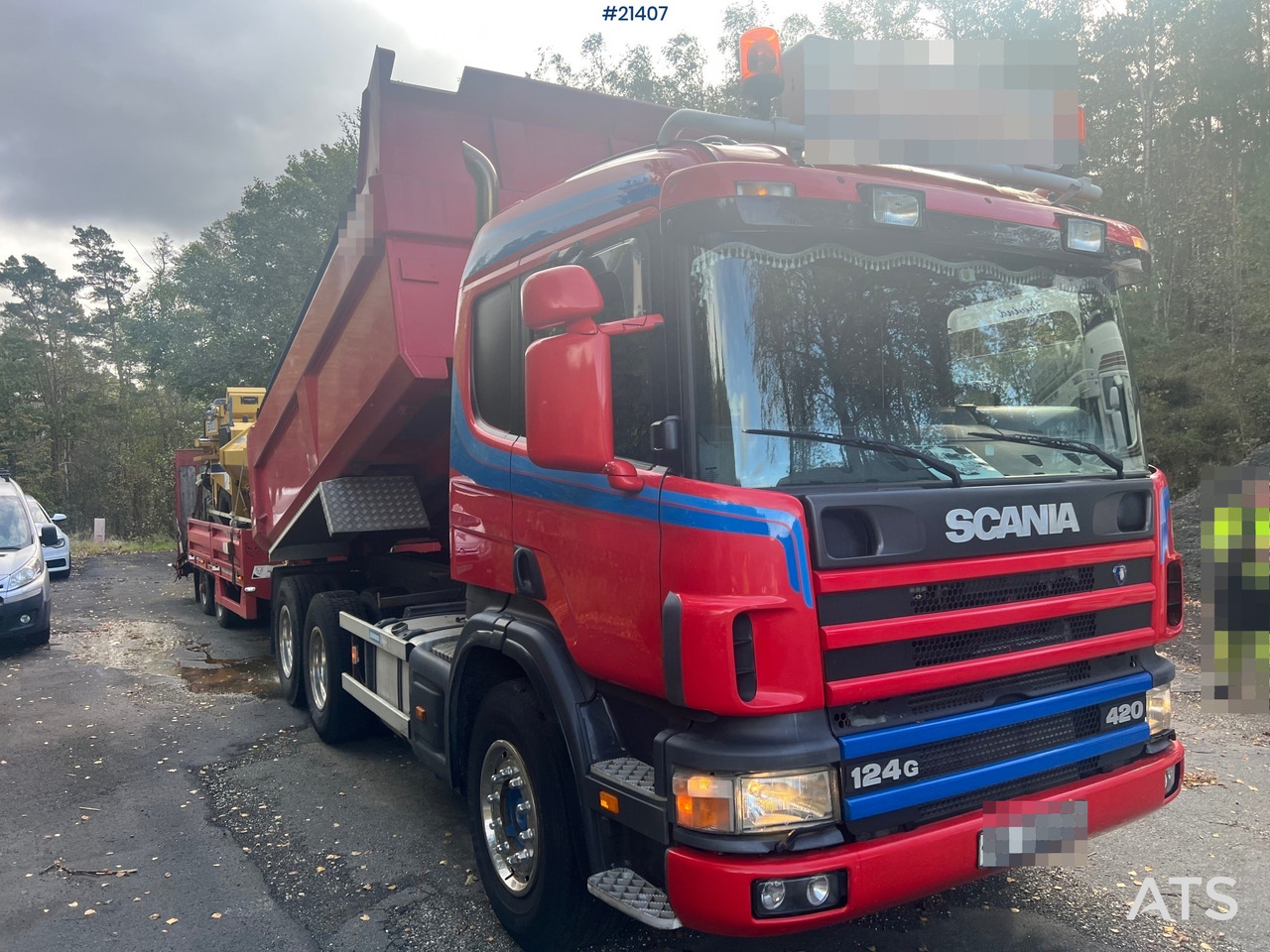 Camion benne Scania P124G: photos 7 Camion benne Scania P124G: photos 7