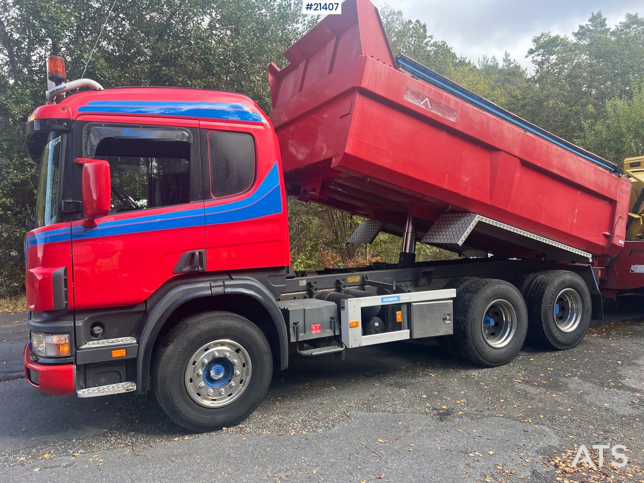 Camion benne Scania P124G: photos 12 Camion benne Scania P124G: photos 12