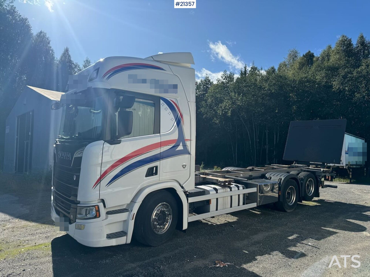 Scania R580 - Camion porte-conteneur/ Caisse mobile: photos 3 Scania R580 - Camion porte-conteneur/ Caisse mobile: photos 3