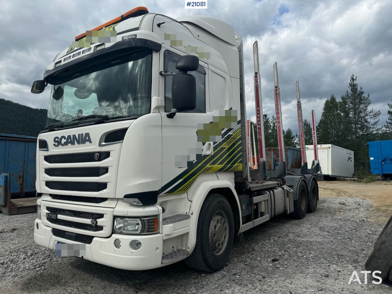 Scania R730 - Camion grumier: photos 1 Scania R730 - Camion grumier: photos 1
