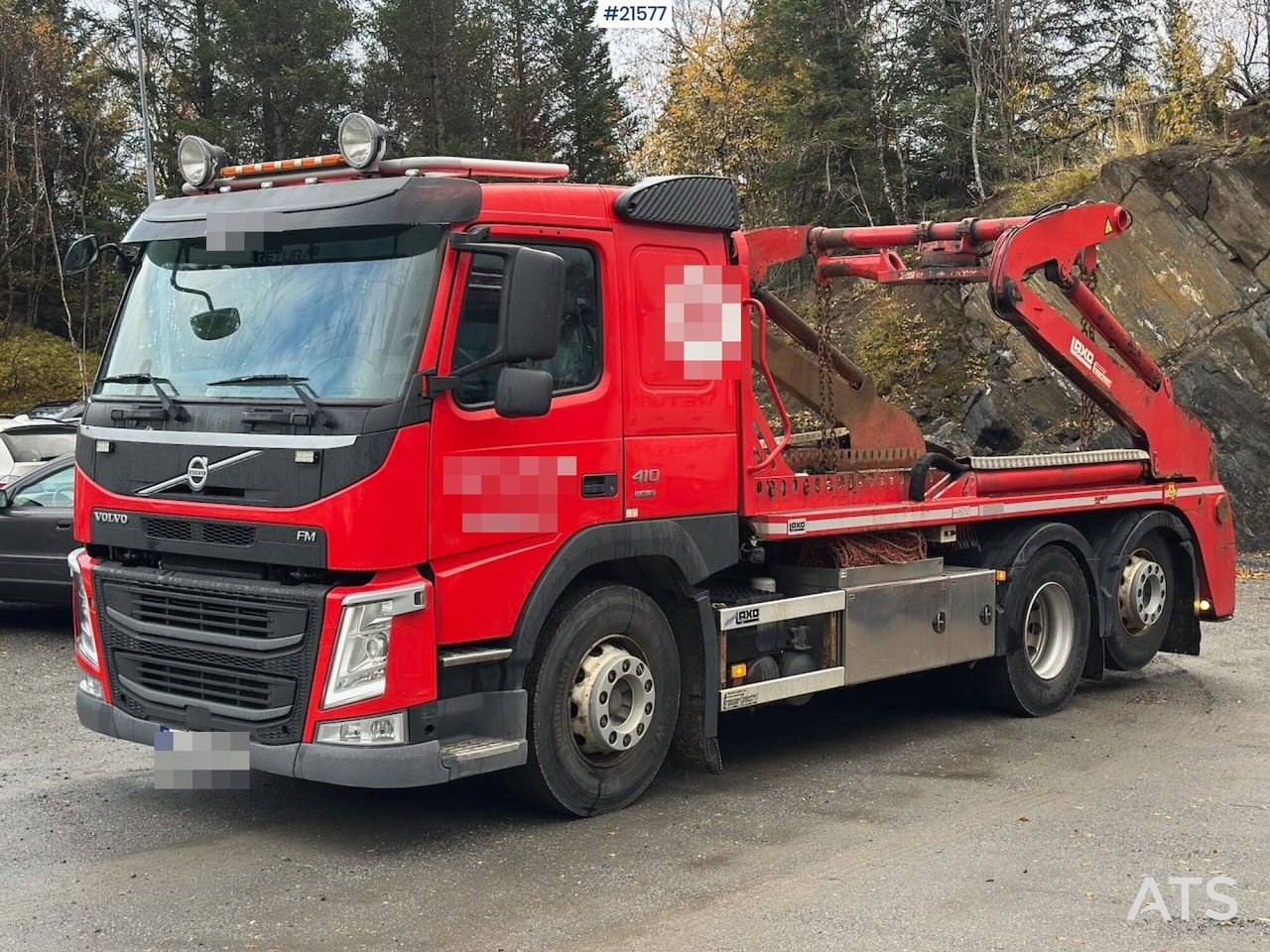 Volvo FM 410 liftdumper 6x2 m/ Laxo påbygg, utskyt og rotator. - Camion multibenne: photos 1 Volvo FM 410 liftdumper 6x2 m/ Laxo påbygg, utskyt og rotator. - Camion multibenne: photos 1