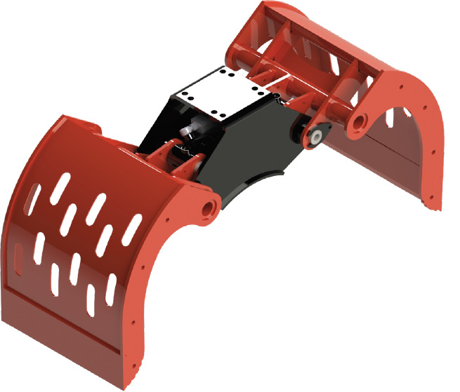 Pearced clamshell bucket BV-MR 50 SG - Benne preneuse pour Grue auxiliaire: photos 1 Pearced clamshell bucket BV-MR 50 SG - Benne preneuse pour Grue auxiliaire: photos 1