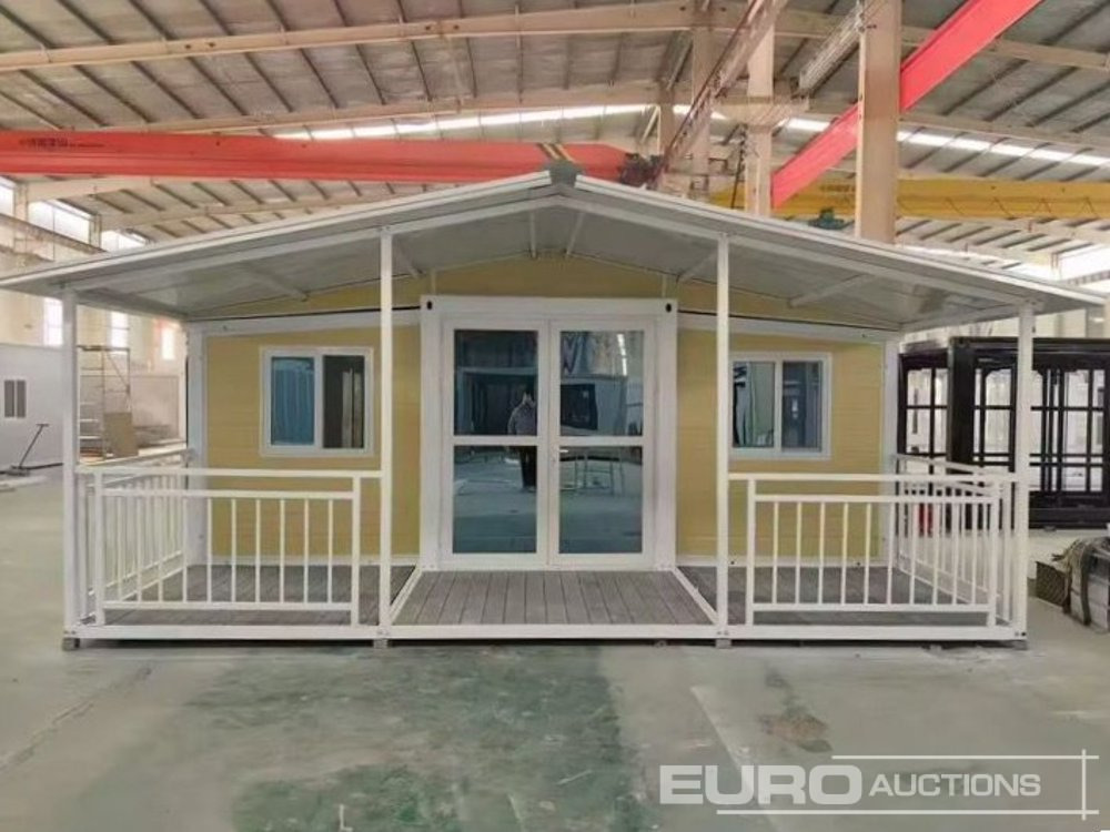 20' Expandable Tiny House, incl. terrace, house canopy, shower, complete bathroom - Conteneur maritime: photos 1 20' Expandable Tiny House, incl. terrace, house canopy, shower, complete bathroom - Conteneur maritime: photos 1