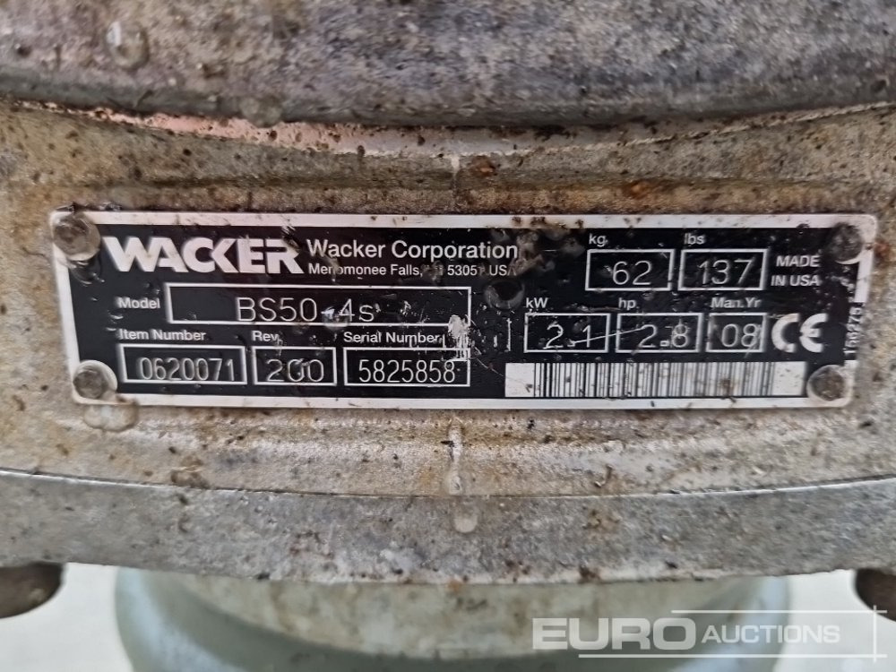 Travaux routiers 2008 Wacker Neuson BS50-4S: photos 8