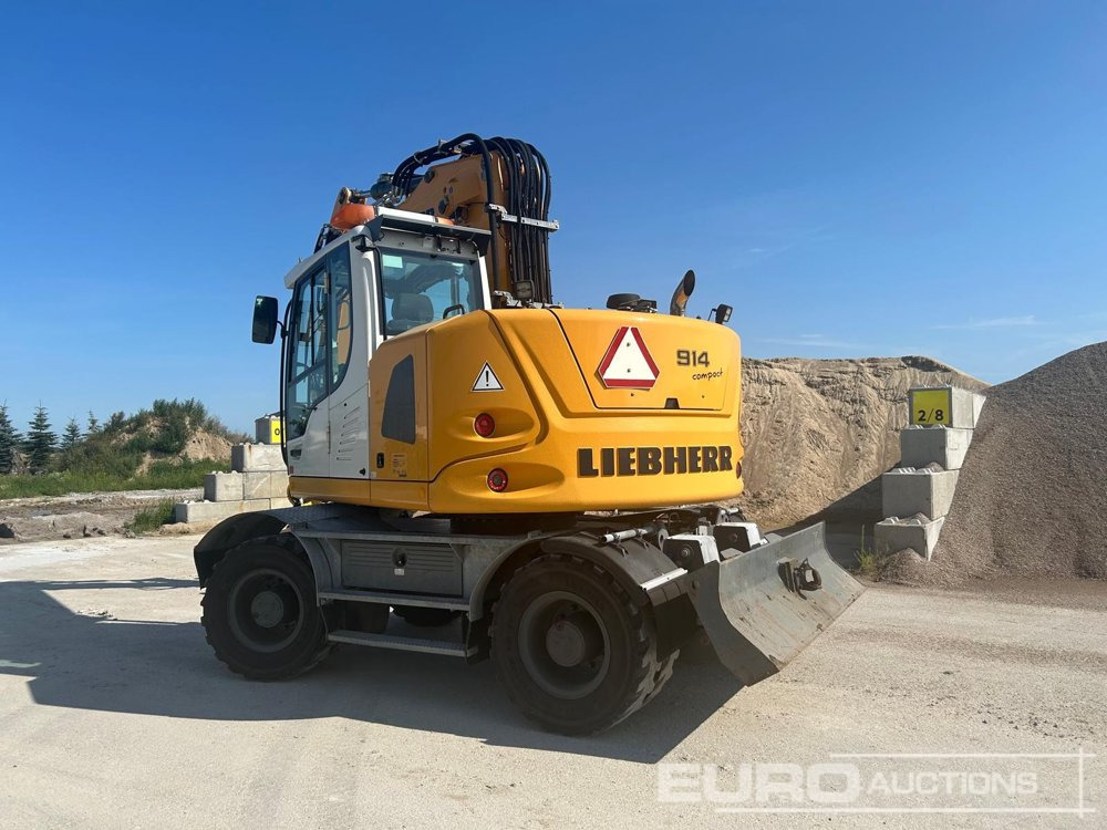 2016 Liebherr A914 Compact - Pelle sur pneus: photos 4 2016 Liebherr A914 Compact - Pelle sur pneus: photos 4