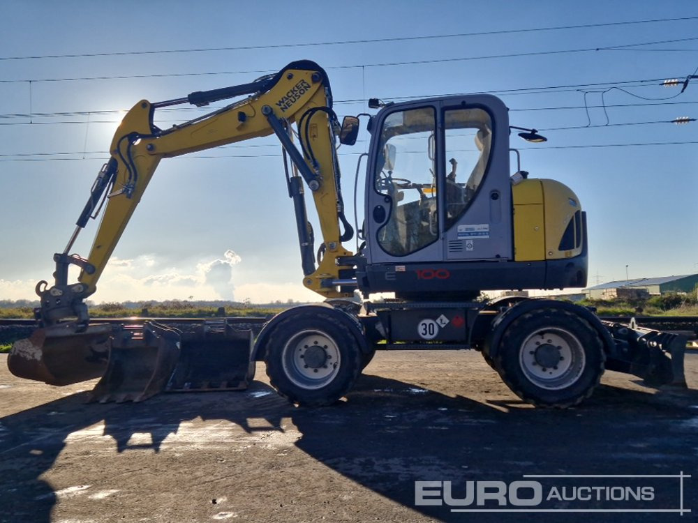 2018 Wacker Neuson EW100 - Pelle sur pneus: photos 2 2018 Wacker Neuson EW100 - Pelle sur pneus: photos 2