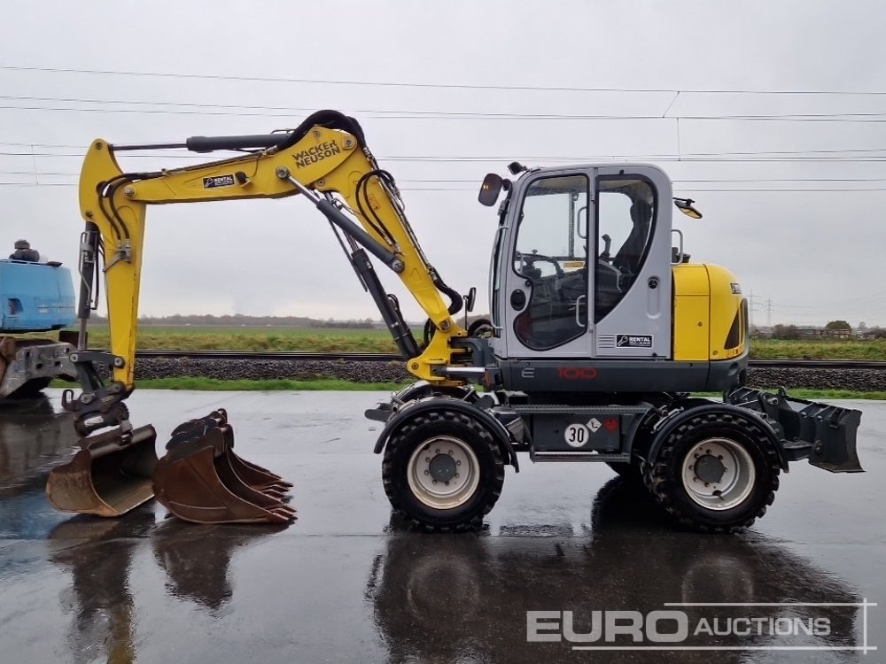 2019 Wacker Neuson EW100 - Pelle sur pneus: photos 2 2019 Wacker Neuson EW100 - Pelle sur pneus: photos 2