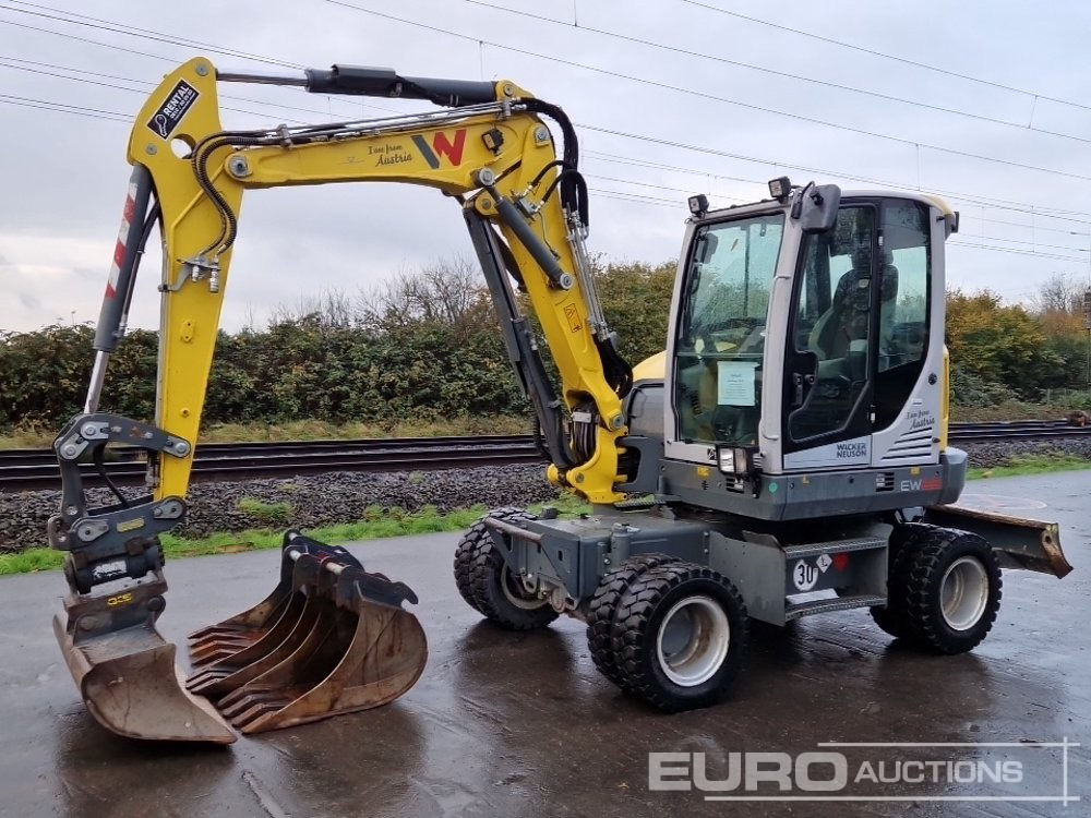 2019 Wacker Neuson EW65 - Pelle sur pneus: photos 1 2019 Wacker Neuson EW65 - Pelle sur pneus: photos 1